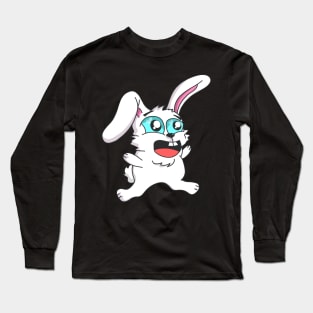 Funny Cartoon Bunny Cute Rabbit Long Sleeve T-Shirt